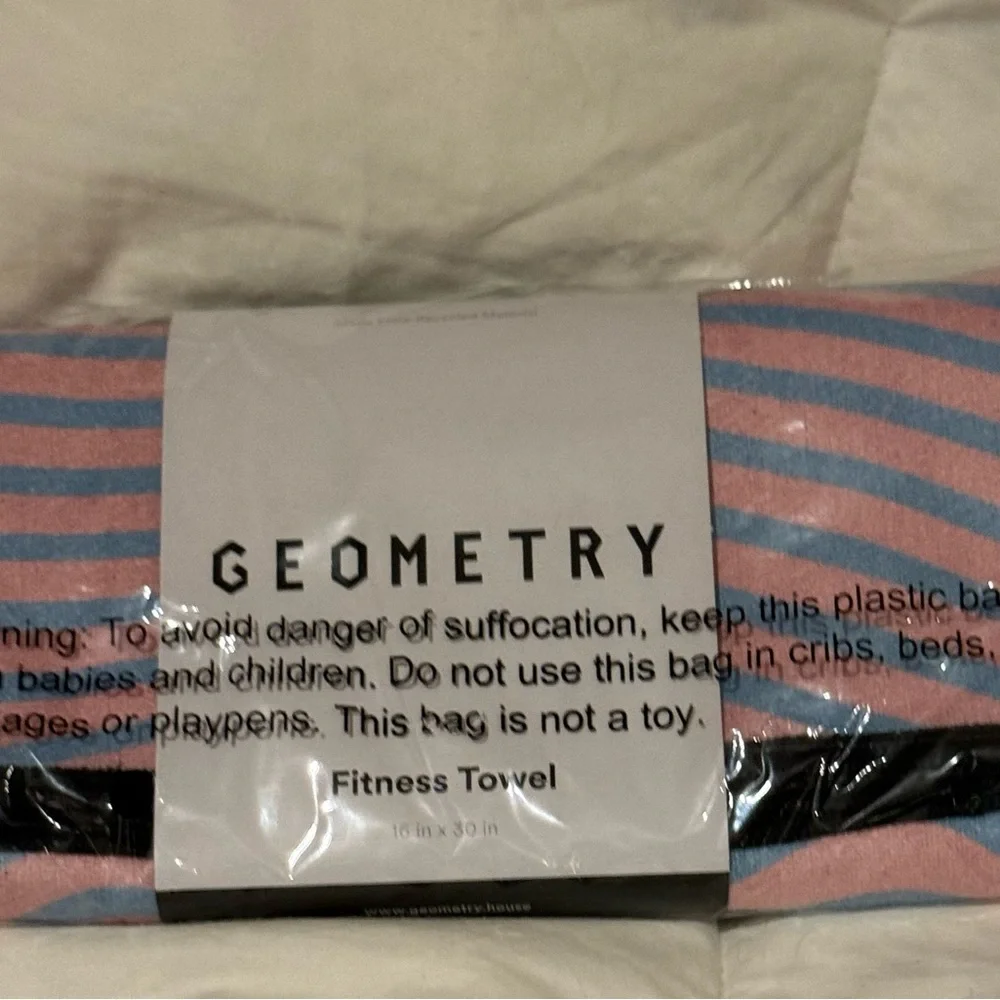 Geometry Vibe Check Fitness Towel